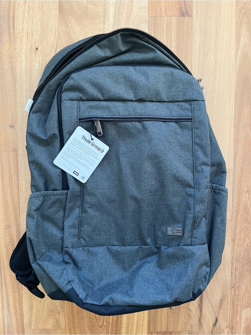 NWT Thule Sweden Case Logic gray laptop bag backpack new